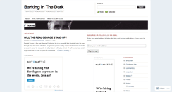 Desktop Screenshot of barkinginthedark.com